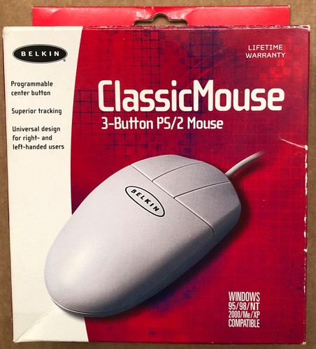 Belkin button 2 - 3-button, classic